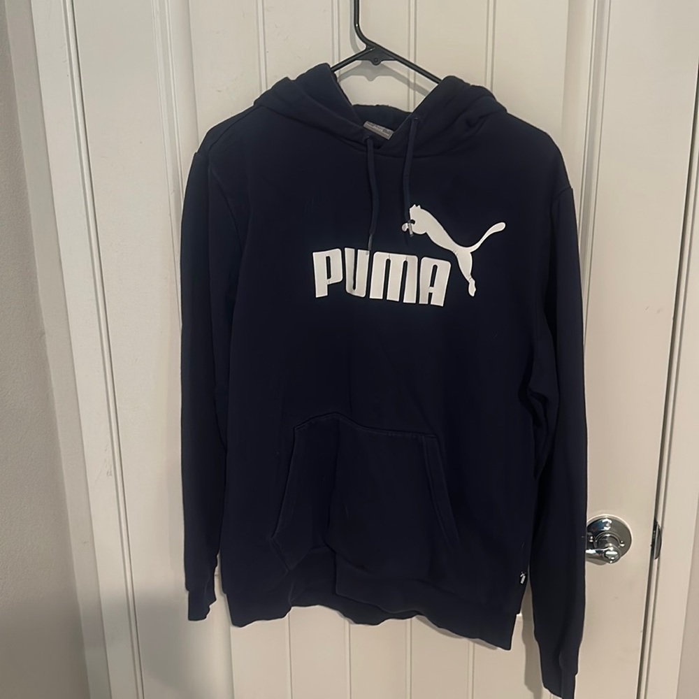 Large Puma Sweatshirt Blue